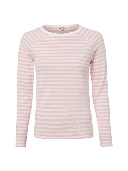 Opus Damska koszulka z długim rękawem - Sorka Kobiety Bawełna (100%) różowy w paski, 36. Czerwone t-shirty damskie Opus, bez wzorów, z bawełny, bez kołnierzyka. Za 199.95 zł.