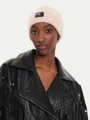 Calvin Klein Czapka Hardware K60K612652 Różowy. Czerwone czapki zimowe damskie CALVIN KLEIN, z materiału. Za 209.99 zł.
