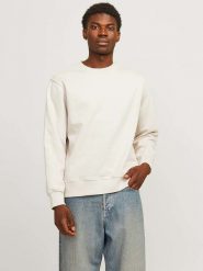 Jack & Jones Bluza "Urban" w kolorze kremowym rozmiar: S. Brązowe bluzy bez kaptura męskie Jack & Jones, s, z bawełny. Za 109.00 zł.