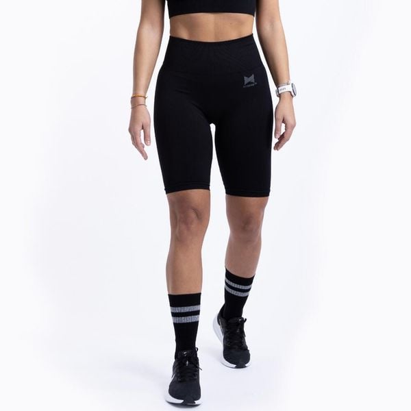 Krótkie legginsy sportowe dla kobiet Xtreme Sportswear Antracyt Czarny. Czarne legginsy damskie XTREME SOCKSWEAR, l, bez wzorów. Za 125.82 zł.