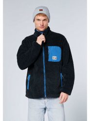 Chiemsee Kurtka polarowa w kolorze granatowo-niebieskim rozmiar: XL. Niebieskie kurtki męskie Chiemsee, xl, bez wzorów, z polaru, bez kaptura. Za 178.79 zł.