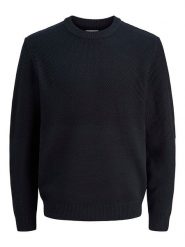 Jack & Jones Sweter w kolorze czarnym rozmiar: M. Czarne swetry męskie Jack & Jones, m, bez wzorów, bez kołnierzyka. Za 78.99 zł.