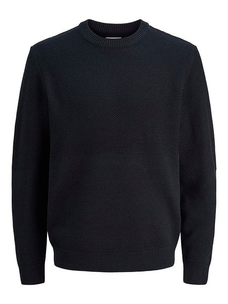 Jack & Jones Sweter w kolorze czarnym rozmiar: M. Czarne swetry męskie Jack & Jones, m, bez wzorów, bez kołnierzyka. Za 64.95 zł.