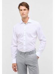 Eterna Koszula - Slim fit - w kolorze białym rozmiar: 44. Białe koszule męskie Eterna, bez wzorów, z bawełny, bez kołnierzyka, bez ramiączek. Za 117.17 zł.