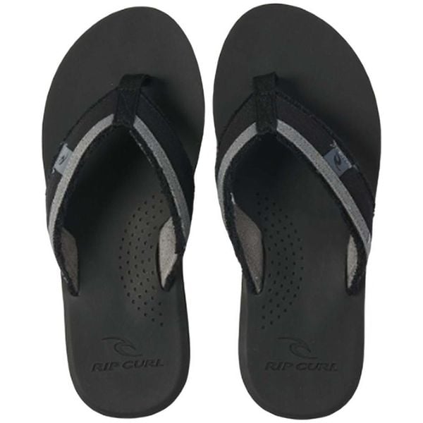 Japonki plażowe męskie Rip Curl Reactor Open Toe 90. Czarne klapki i japonki męskie Rip Curl, z bawełny. Za 137.20 zł.