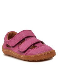 Froddo Sandały Barefoot Sandal G3150266-7 M Różowy. Czerwone sandały dziewczęce Froddo, ze skóry, bez zapięcia. Za 229.99 zł.