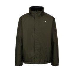 Męska Ocieplana Kurtka Farmcott TP75. Zielone kurtki męskie Trespass, m, bez wzorów, z puchu, sportowe, bez kaptura. Za 249.99 zł.