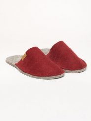 Kitz-pichler Filcowe kapcie "Magicfelt Magic Travel" w kolorze czerwono-szarym rozmiar: 46/47. Czerwone kapcie damskie kitz-pichler, z materiału. Za 121.99 zł.