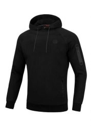 Bluza męska Pitbull z kapturem Bermuda. Czarne bluzy sportowe męskie PITBULL, m, z bawełny. Za 259.00 zł.