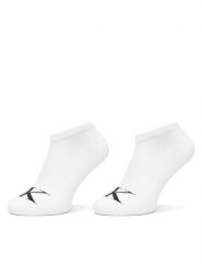 Calvin Klein Skarpety krótkie 701228807 Biały. Białe skarpetki męskie CALVIN KLEIN, bez wzorów, z bawełny. Za 49.99 zł.