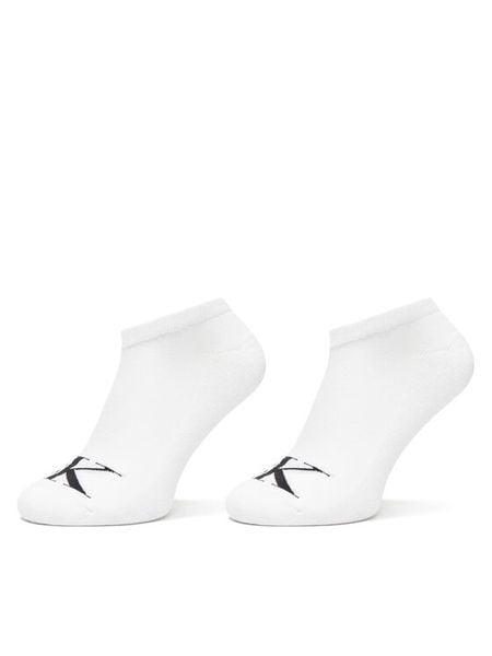 Calvin Klein Skarpety krótkie 701228807 Biały. Białe skarpetki męskie CALVIN KLEIN, bez wzorów, z bawełny. Za 59.99 zł.