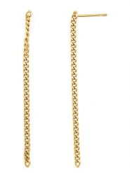 MOODE Kolczyki-wkrętki "Josepha" rozmiar: onesize. Żółte kolczyki damskie MOODE, ze stali. Za 30.99 zł.