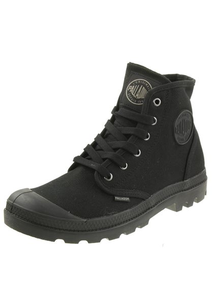 Buty sportowe Sneakersy męskie, Pampa Hi. Czarne buty sportowe na co dzień męskie Palladium, z materiału, bez zapięcia, trekkingowe. Za 364.20 zł.