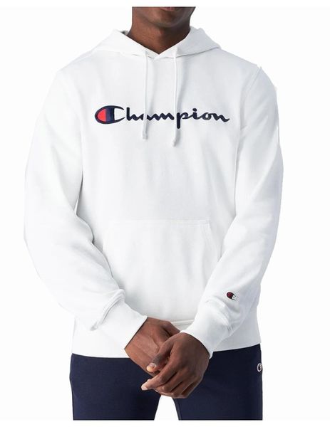 Bluza Męska Champion Kangurka Z Kapturem Bawełniana. Białe bluzy z kapturem męskie CHAMPION, l, z bawełny. Za 249.00 zł.
