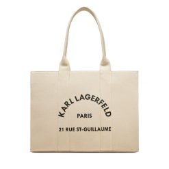 Torebka KARL LAGERFELD. Brązowe torebki klasyczne damskie Karl Lagerfeld, bez wzorów, bez dodatków. Za 329.99 zł.