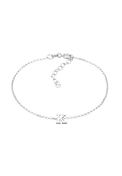Elli Damski wisiorek Litera K Basic ze srebra próby 925 Sterling Silver Bransoletki 1 ct. Szare bransoletki damskie Elli, srebrne. Za 183.99 zł.