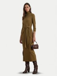 LAUREN RALPH LAUREN Sukienka codzienna 250918980005 Brązowy Slim Fit. Brązowe sukienki damskie Lauren Ralph Lauren, na co dzień, xxl, bez wzorów, z bawełny, bez kołnierzyka, bez ramiączek, proste. Za 479.99 zł.