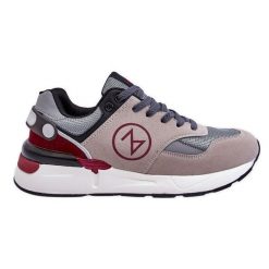 Mckeylor Męskie Sznurowane Buty Sportowe Szaro-Czarne Stephen szare. Szare buty sportowe na co dzień męskie bez zapięcia. Za 229.32 zł.