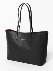 Mia Tomazzi Skórzana torebka "Bassini" w kolorze czarnym - 39 x 29 x 14 cm rozmiar: onesize. Czarne torebki klasyczne damskie Mia Tomazzi, bez wzorów, z materiału, bez dodatków. Za 422.66 zł.