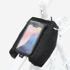 Torba rowerowa Riverside ACTV 100 na smartfon na ramę 2 x 1 l. Czarne torebki klasyczne damskie RIVERSIDE, bez wzorów, bez dodatków. Za 89.99 zł.