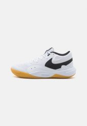 Buty siatkarskie męskie Nike Hyperquick. Białe buty sportowe na co dzień męskie Nike, z materiału, bez zapięcia, trekkingowe. Za 543.99 zł.