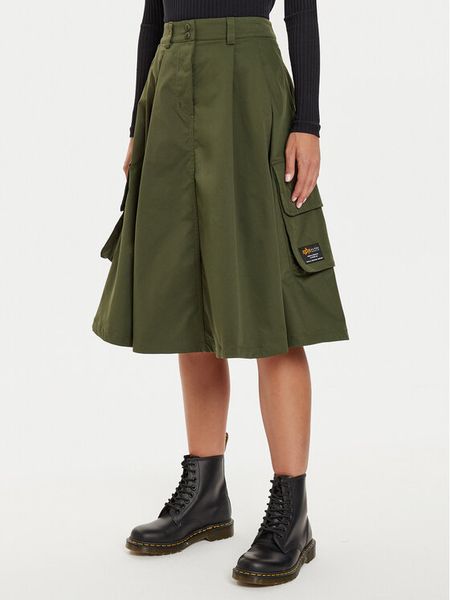 Alpha Industries Spódnica trapezowa 148069 Zielony Regular Fit. Zielone spódniczki damskie Alpha Industries, l, bez wzorów, z syntetyku, trapezowe. Za 329.99 zł.
