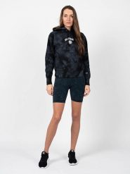 Bluza trekking damska Tie-Die. Czarne bluzy z kapturem damskie CHAMPION, m, z bawełny. Za 418.45 zł.