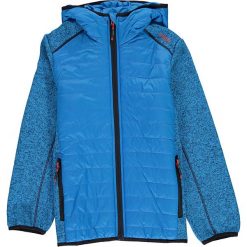 Kurtka przejściowa w kolorze niebieskim. Niebieskie kurtki i płaszcze chłopięce CMP Kids, bez wzorów, z syntetyku, bez kaptura. W wyprzedaży za 112.95 zł.