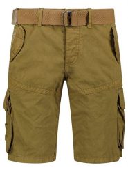 Geographical Norway Bermudy w kolorze khaki rozmiar: M. Brązowe szorty męskie Geographical Norway, z aplikacjami, z bawełny. Za 118.56 zł.