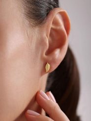 Heliophilia Pozłacane kolczyki-wkrętki rozmiar: onesize. Zielone kolczyki damskie Heliophilia, pozłacane. Za 43.99 zł.