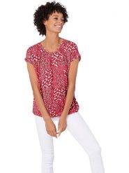 WITT WEIDEN Koszulka w kolorze czerwonym rozmiar: 46. Czerwone bluzki damskie WITT WEIDEN, bez wzorów, bez kołnierzyka, bez ramiączek. Za 48.16 zł.