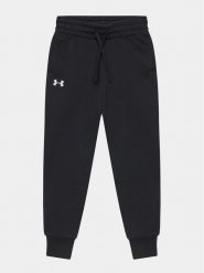 Under Armour Spodnie dresowe Ua Rival Fleece Joggers 1379525 Czarny Loose Fit. Czarne spodnie dziewczęce Under Armour, z bawełny. Za 109.99 zł.