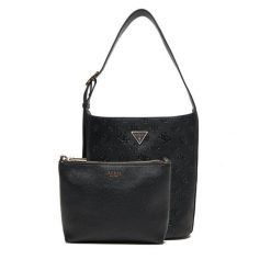 Torebka Guess. Czarne torebki klasyczne damskie Guess, z aplikacjami, bez dodatków. Za 539.99 zł.