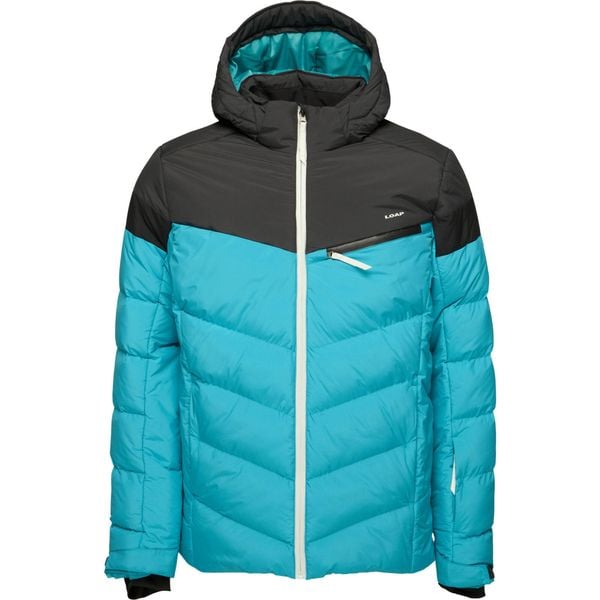 Kurtka narciarska męska LOAP Oridior niebieska 3XL - Wodoodporna. Czarne kurtki męskie ZONE PERFECT, m, bez wzorów, bez kaptura, narciarskie. Za 456.99 zł.