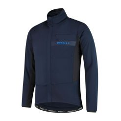 Softshellowa kurtka rowerowa męska Rogelli BARRIER. Czarne kurtki męskie Rogelli, l, bez wzorów, rowerowe. Za 237.00 zł.