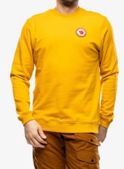 Bluza bawełniana męska Fjallraven 1960 Logo Badge Sweater M. Żółte bluzy z kapturem męskie Fjällräven, m, z bawełny. Za 572.50 zł.