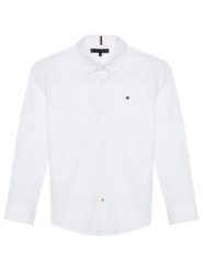 Tommy Hilfiger Koszula Oxford KB0KB06964 D Biały Regular Fit. Białe koszule chłopięce Tommy Hilfiger, bez wzorów, z bawełny, bez kołnierzyka, bez ramiączek. Za 189.99 zł.