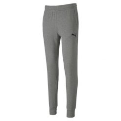 Spodnie piłkarskie męskie Puma teamGOAL 23 Casuals Pants. Szare spodnie dresowe męskie Puma, bez wzorów, z dresówki. Za 129.00 zł.