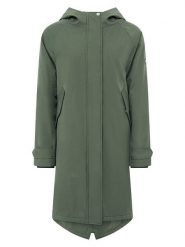 Zwillingsherz Parka "Keep Smiling" w kolorze khaki rozmiar: M. Brązowe parki damskie Zwillingsherz, m, bez wzorów. Za 350.26 zł.