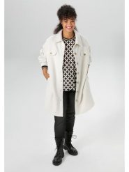 Aniston Płaszcz pluszowy w kolorze kremowym rozmiar: 48. Brązowe płaszcze damskie Aniston, bez wzorów. Za 105.95 zł.