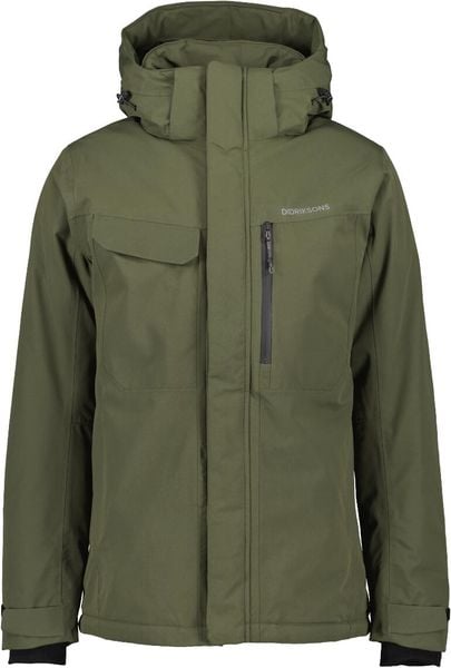 Kurtka ocieplana męska Didriksons Stefan Jacket. Zielone kurtki męskie Didriksons, m, bez wzorów, bez kaptura. Za 897.35 zł.