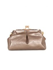 Lia Biassoni Skórzana kopertówka "Ciane" w kolorze złotym - 24 x 16 x 8 cm rozmiar: onesize. Żółte torebki wieczorowe Lia Biassoni, bez wzorów, z materiału, bez kołnierzyka, bez ramiączek. Za 260.99 zł.