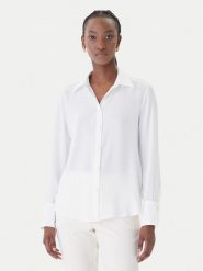 Rinascimento Koszula CFC0127447003 Biały Regular Fit. Białe koszule damskie RINASCIMENTO, m, bez wzorów, z satyny, bez kołnierzyka, bez ramiączek. Za 279.99 zł.