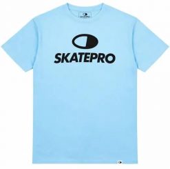 Odzież T-shirts unisex SkatePro Koszulka - S - Sky Blue. Niebieskia t-shirty damskie SKATEPRO, s, bez wzorów, z bawełny, bez kołnierzyka. Za 119.99 zł.