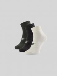 4F Skarpetki krótkie (3-pack) męskie - multikolor 39-42. Skarpetki męskie 4f, bez wzorów. Za 49.99 zł.