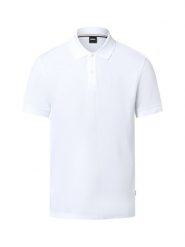 BOSS koszulka polo - Pallas Mężczyźni Bawełna biały, XXL. Białe koszulki polo męskie Boss, m, bez wzorów, z bawełny, bez ramiączek. Za 499.95 zł.