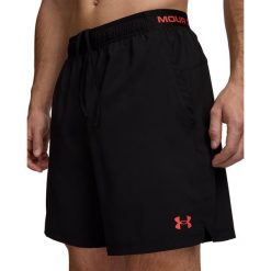 Męskie Spodenki Sportowe UA Vanish Woven DC. Czarne szorty męskie Under Armour, l, z materiału, na fitness i siłownię. Za 201.00 zł.