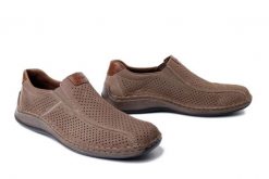 RIEKER 05272-64 brown, półbuty męskie. Brązowe półbuty męskie Rieker, na lato, bez zapięcia. Za 369.90 zł.