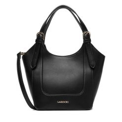 Torebka Lasocki. Czarne torebki klasyczne damskie Lasocki, bez wzorów, bez dodatków. Za 159.99 zł.