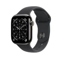 Zegarek smart Apple Series 11 GPS + Cellular Tytan Czarny. Czarne zegarki męskie Apple. Za 4,819.40 zł.